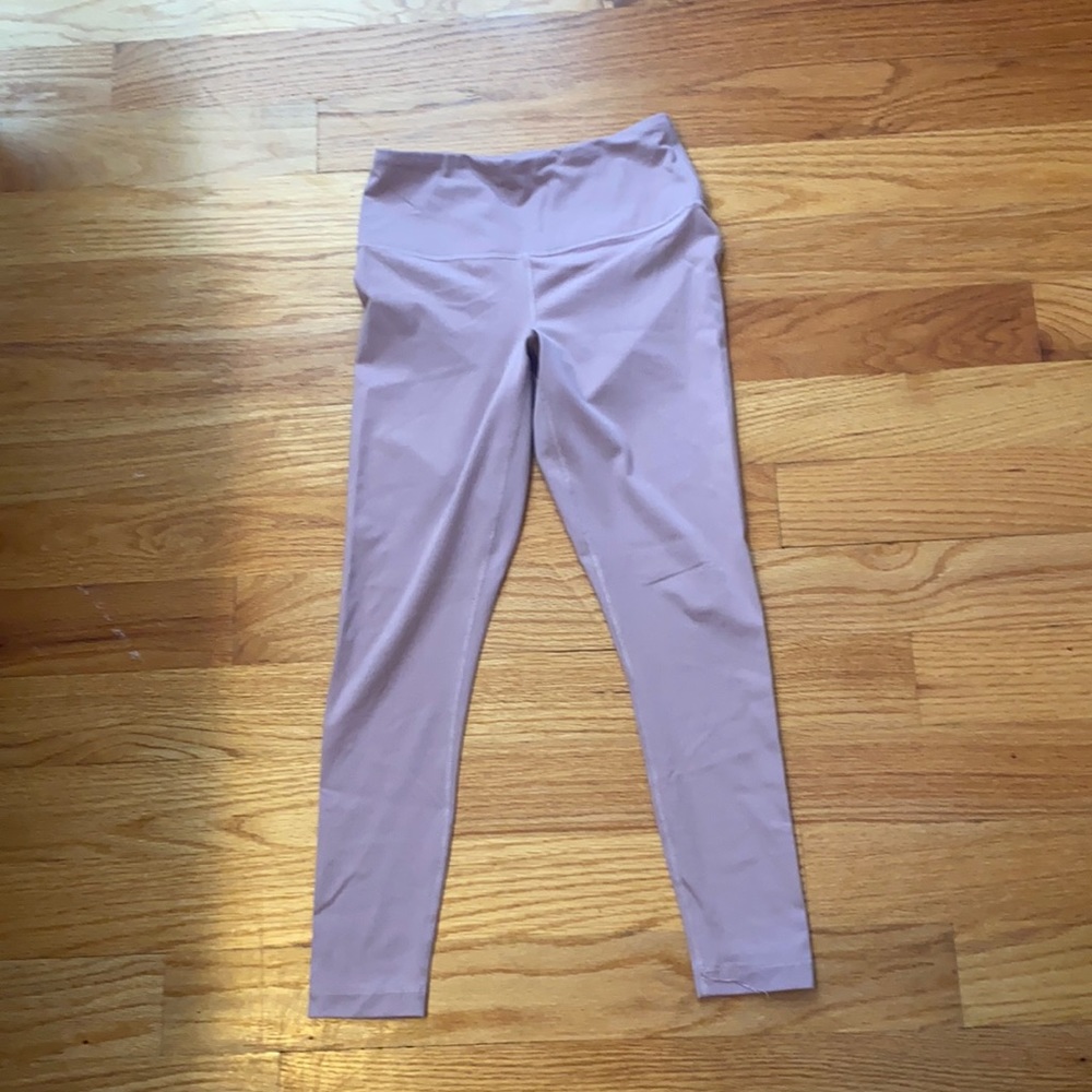 Light pink high waisted leggings